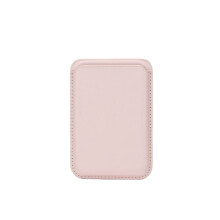 Sparán Unisex, Sealbhóir Cárta Magsafe atá comhoiriúnach le iPhone, 6.6x0.5x9.4cm (Bándearg Éadrom)