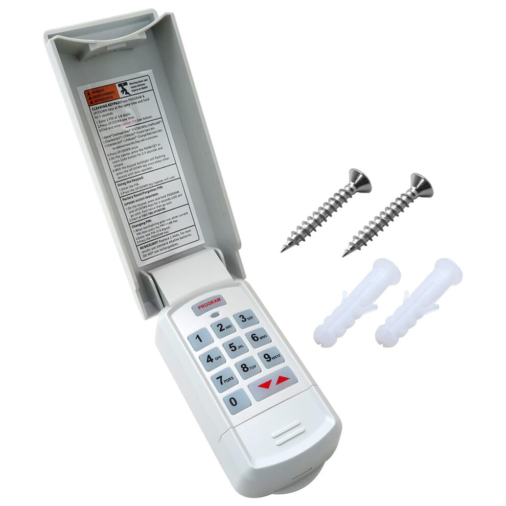 Wireless Garage Door Opener Keypad For Chamberlain Liftmaster Craftsman, 390Mhz, Keyless Pin Entry 9053599427919