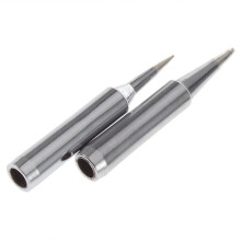 A Set of 10pcs Different Lead-free Solder Soldering Iron Tips 900M-T for Station 900M 933 376 907 825D+ (Silver)