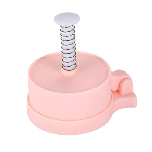 Multifunktionale Fleischpresse aus Kunststoff, z. B. für Hamburger, Fleischpasteten oder Reisbällchen, schwarz 2