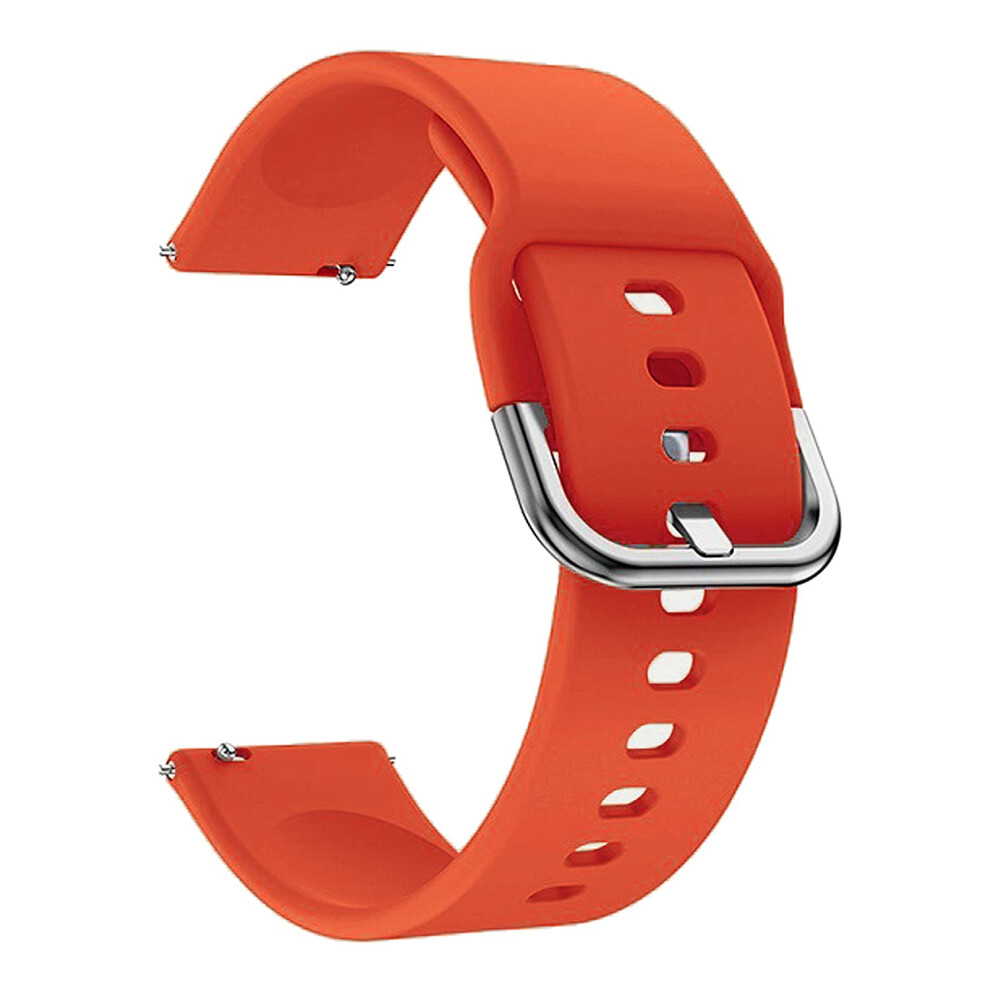 Soft Silicone Quick Release Strap Replacement Watch Band For Garmin Venu Sq Music Orange 9365369294974