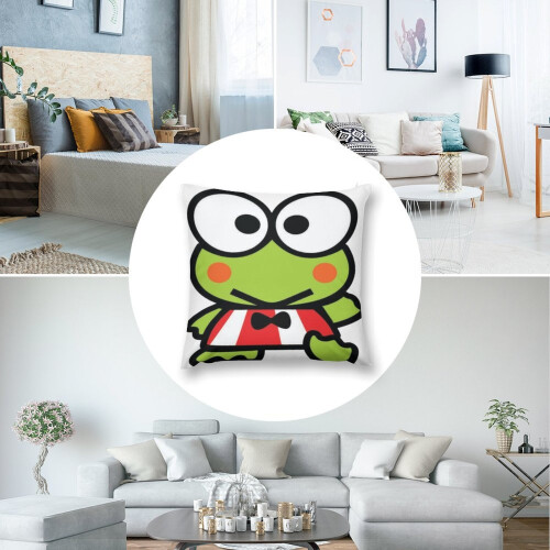 Kero Kero Keroppi Λούτρινη Μαξιλαροθήκη Πολλαπλών Μεγεθών Εξαιρετικά Άνετη 2