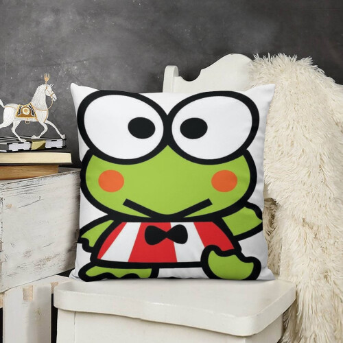 Kero Kero Keroppi Λούτρινη Μαξιλαροθήκη Πολλαπλών Μεγεθών Εξαιρετικά Άνετη 1