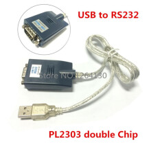 Cabo Adaptador Conversor de Dispositivo de Porta Serial USB 2.0 para RS232DB9COM com Chip Duplo PL2303