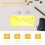 Sewing Resistance Gauge Seam Guide Ruler Magnetic Tool Patchwork Plastic 6