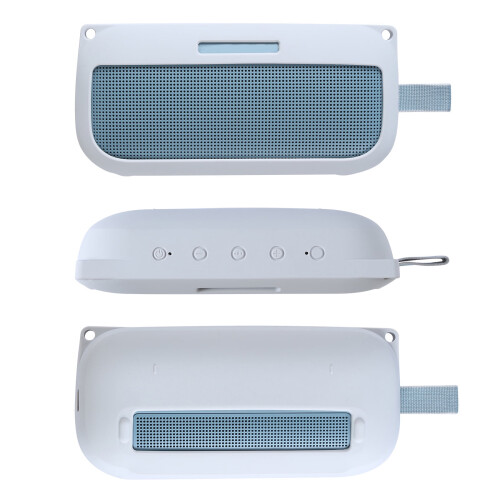 Capa protetora de silicone à prova de choque compatível com Bose SoundLink Flex (cinza claro) 1