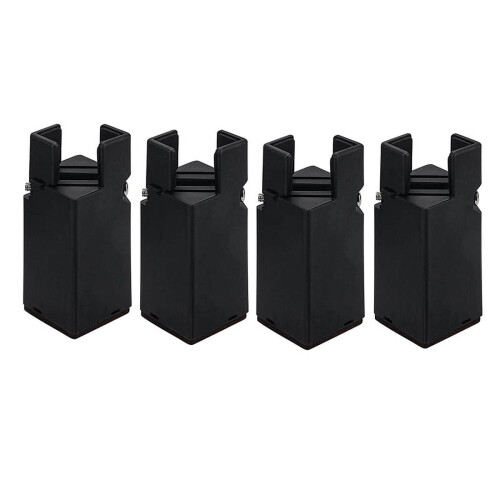 Elevadores de móveis com grampo de parafuso ajustável, elevadores de mesa, elevadores de cadeira, elevadores de cama de 10 cm, compatíveis com