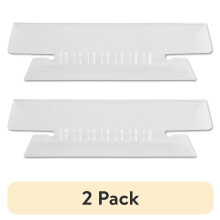 (Pachet de 2) Clapete transparente colorate Pendaflex pentru dosare suspendate, tăiate 1/3, transparente, lățime 3,5", pachet de 25