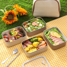 Boîte à bento étanche Jacenvly 1200 ml, compatible micro-ondes, avec capteur de température intelligent, idéale pour les boîtes à lunch