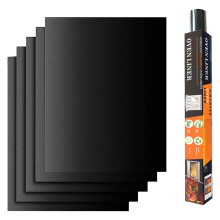 Offerta imperdibile! Set di 5 tappetini per barbecue - Resistenti, antiaderenti, riutilizzabili, adatti anche come tappetini per barbecue e