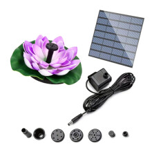 Fontaine solaire pour bassin extérieur, bain d'oiseaux, fontaines flottantes à énergie solaire pour jardin()