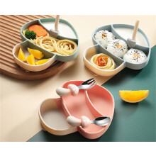 Jacenvly New Wall Decor Compatible with Dinner Tray, Household Tableware Set for Baby Eating, Infant Learning Rice Tray, Living Room Decor
