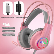 EQWLJWE H200 Gaming Headset USB Over-Ear Stereo Gaming Headphone Microphone Bluetooth Headset Holiday Clearance