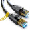 Καλώδιο Ethernet Cat8, καλώδιο δικτύου υψηλής ταχύτητας Internet βαρέως τύπου 5 ποδιών, 1