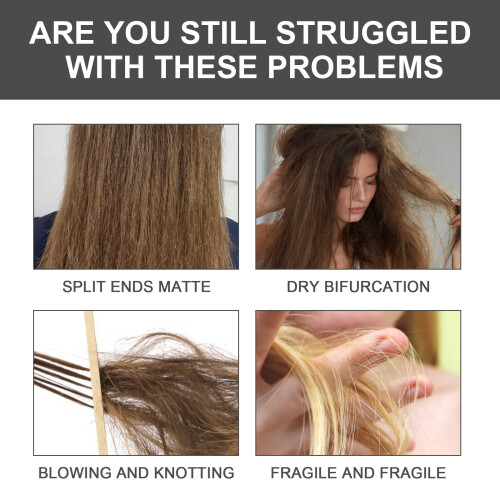 Olio molecolare per capelli - Elisir per capelli lisci, nutrienti e leggeri, per capelli setosi e sani 2