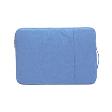 Schokbestendige laptophoes voor 11-15,6 inch laptops, compatibel met MacBook, HP, Dell en Lenovo, gewatteerde tas met ritssluiting en vak.