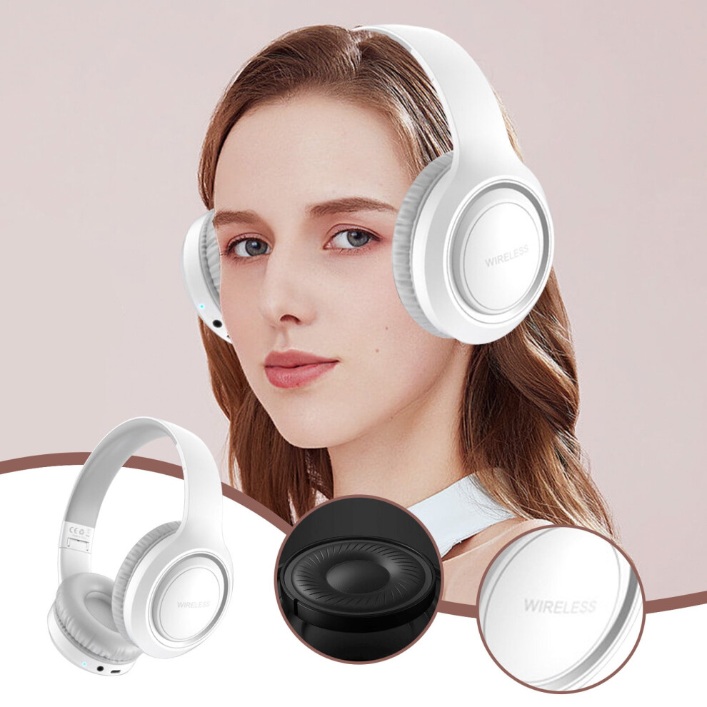 Txmfgh Bluetooth 5.1 Headphones With Immersive Bass And Comfortable Design For Long-Lasting Wireless Music Experience And Gaming. 9499224645165