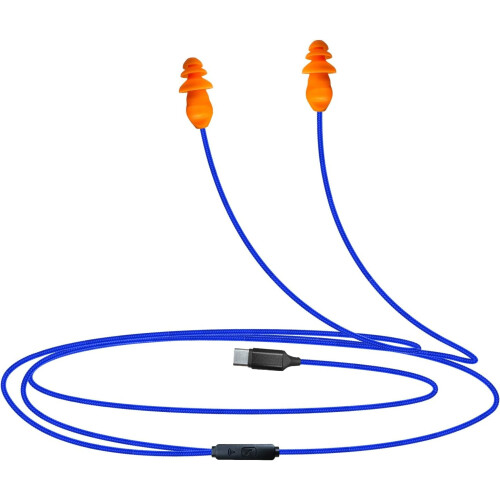 Ακουστικά εργασίας HomeSpot KR10C, 27dB NRR, ενσύρματα ακουστικά USB Type C με ενσωματωμένο