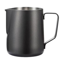 Pichet Hariumiu pour l'art du café, tasse à mousser le lait en acier inoxydable avec graduation claire et poignée ergonomique, compatible avec les