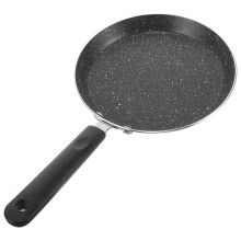 Frying Pan, Omelette Pan Steak Frying Pan Multifunctional Pan Skillet Practical Fried Eggs Pan for Home Restaurant ( Black 6 Inches )
