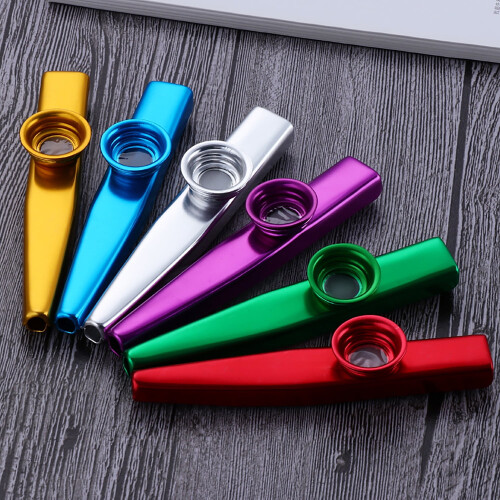 Μουσικά Όργανα CACAGOO Kazoos, 6 διαφορετικά χρώματα μετάλλου Kazoos για παιδιά, παιδιά, 1
