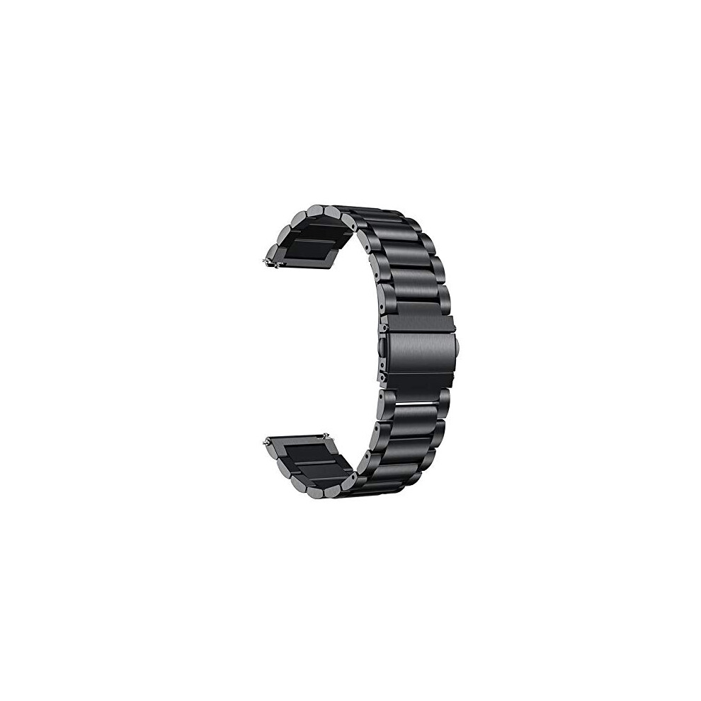 Watch Strap Stainless Steel Replacement Band Adjustable Quick Release For Garmin Venu 2S Black 9365369295704