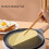 28cm Flat Bottom Aluminium Omelette Pan with Handle, Even Heating 3