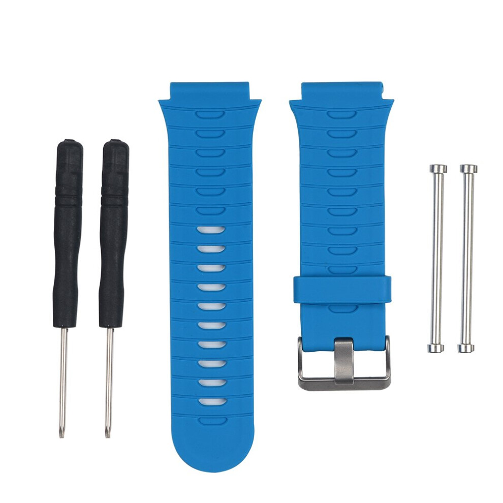 Silicone Replacement Watch Band Strap With Secure Buckle And Comfort Fit Medium For Garmin Forerunner 920Xt 9164114977984
