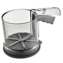 Flour Sifter Cup with Fine Mesh Screen, Ergonomic Handle for Baking, Sugar and Cocoa Dusting