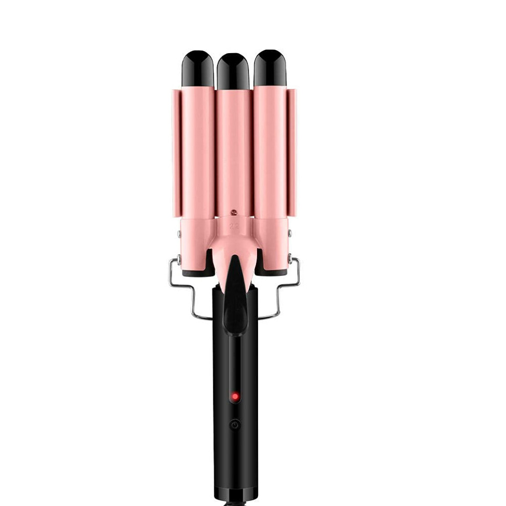 22mm Ceramic Curling Iron for Long Hair with Constant Temperature and Frizz Reduction