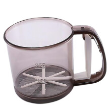 Handheld Flour Sifter Cup with Fine Mesh, Stainless Steel Baking Sifter for Sugar and Cocoa