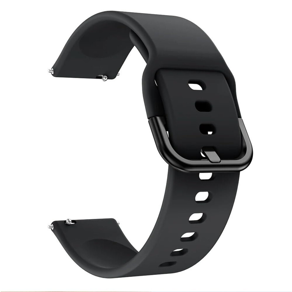 20Mm Silicone Sport Strap Compatible With Garmin Venu Sq Vivoactive 3 Forerunner 245, Secure Fit Design 9164114978776