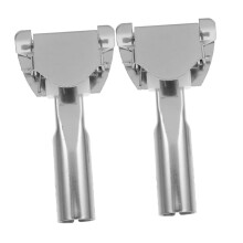 Commercial Chrome Plated Mop Handle Clip with Ergonomic Grip for Professional Cleaning