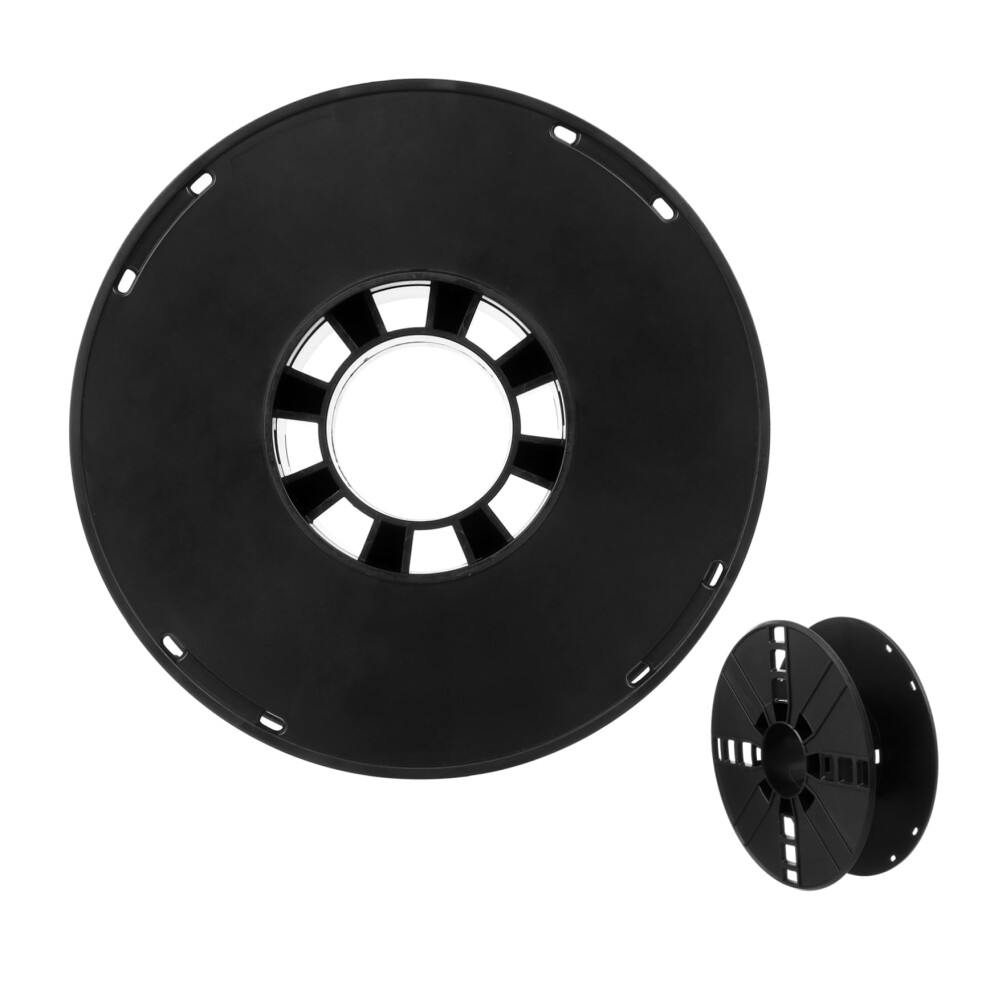 Cord Reel Cable Organizer Compact Tidy Storage For Extension Wires Black Durable Plastic 9365369296572