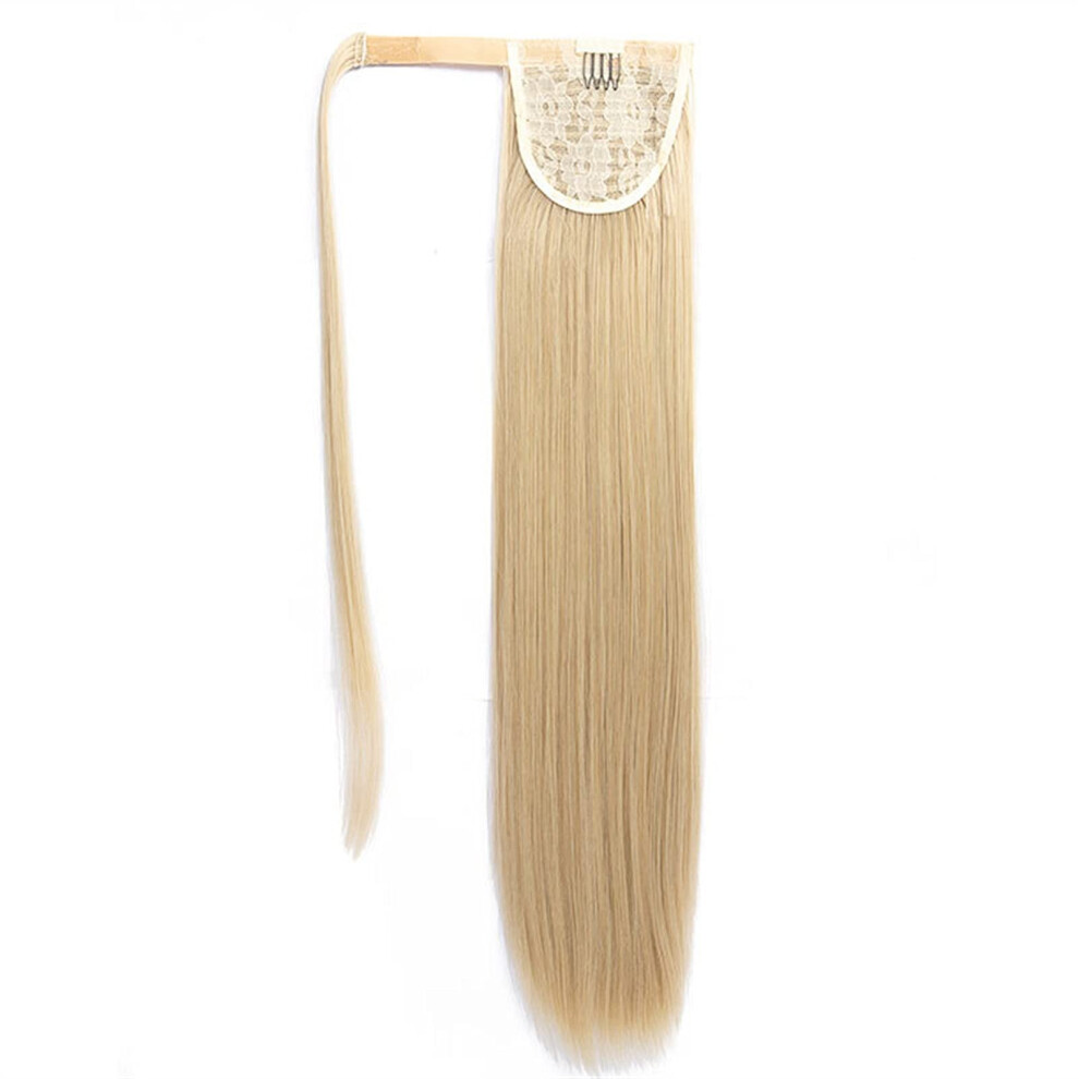 Lace Front Wig Glueless Natural Hairline Synthetic African Ponytail Heat Resistant for Women