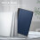 Capa compatível com Samsung Galaxy Tab S8 2022/S7 2020 de 11 polegadas com suporte para S Pen, capa protetora fina tipo folio com suporte para 4