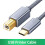 Καλώδιο εκτυπωτή USB Type-C σε USB B2.0 για Epson HP Brother 0.5-3m Καλώδιο εκτυπωτή σαρωτή φορητού 2