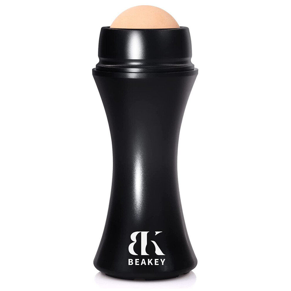Reusable Volcanic Oil-absorbing Roller for Oily Skin, Portable Shine Control Rolling Stone, Instant Results - Compatible with Face Care