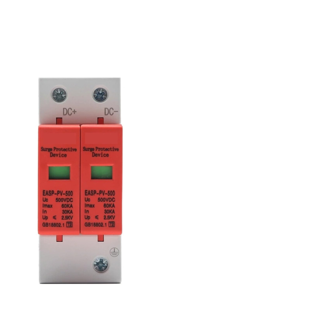 Dc Surge Protector 1000V 3P Spd Lightning Surge Protection For Solar Pv System Discharge Capacity 9365369296824