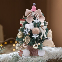 Mini-Weihnachtsbaum aus beflockten Perlen – Tischdekoration, ideal als Weihnachtsgeschenk, im Ausverkauf!