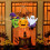 Winysin Διακόσμηση Πάρτι για το Halloween, Κρεμαστή Πύλη Κολοκύθας με Νυχτερίδες, 1