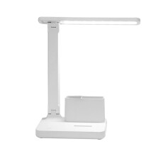 Luckky LED-Schreibtischlampe mit Touch-Steuerung, einstellbaren Modi und USB-Anschluss, faltbar für Homeoffice und Studentenwohnheim, augenschonend