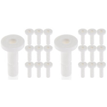 100 stuks waterzuiveringsconnector, doorvoerfitting, filteraccessoire, plug voor terugslagkleppen, 1/4 inch slang.