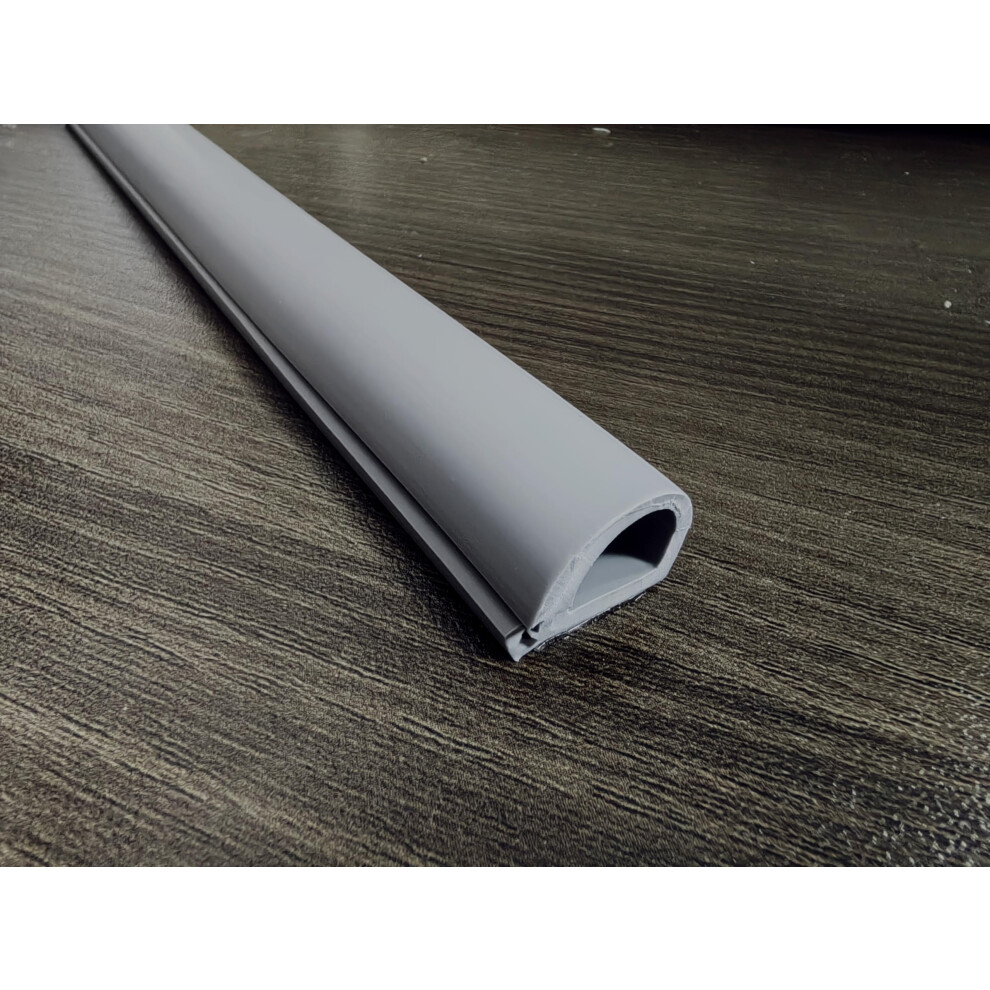 Cable Management Raceway Selfadhesive Grey Pvc Wall Cord Cover 39 Inch For Tv And Hdmi 9365369297081