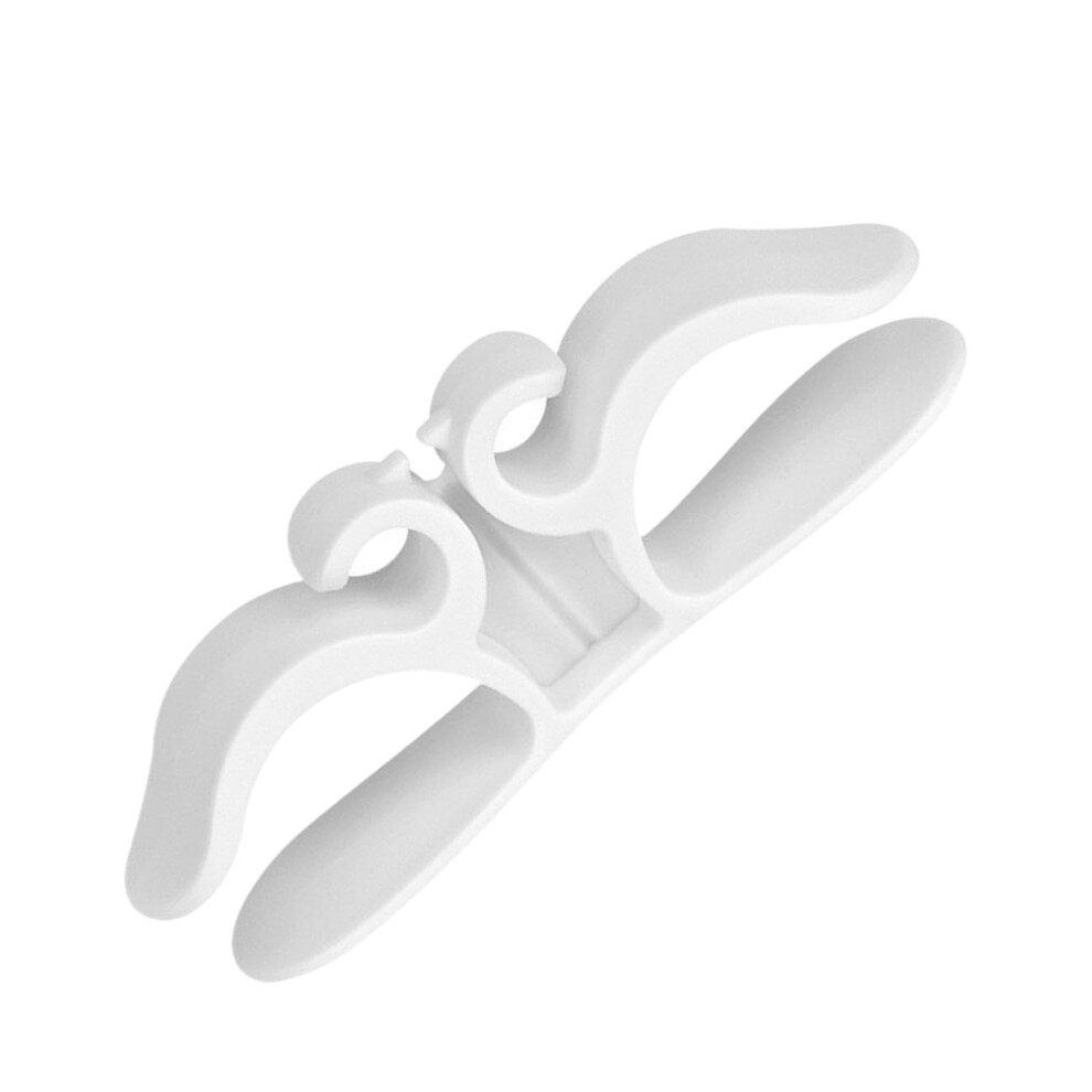 Kitchen Appliance Cord Organizer With Flexible Silicone Design, White Spacesaving Cable Holder 9164114979919