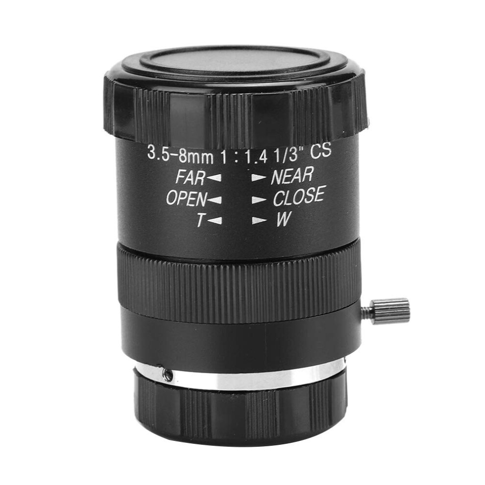 3.58Mm Cs Mount Cctv Security Camera Lens, Manual Zoom Focus And Aperture For Ip Surveillance 9164114980311