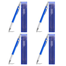 4X Welders Pencil with 48x Round Silver Refills, Metal Marker Pen Metal Carbide Scriber Mechanical Pencils