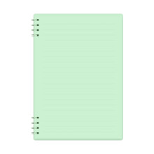 Carnet FFENYAN à spirale A5, format horizontal, 8 trous, couverture épaisse, idéal pour le bureau et l'apprentissage. Jolis cahiers pour les