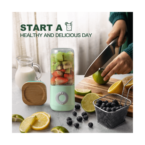 500ML Φορητός Μίνι Αποχυμωτής Blender6Cutter Ηλεκτρικός Αποχυμωτής Φρούτων με USB για 1