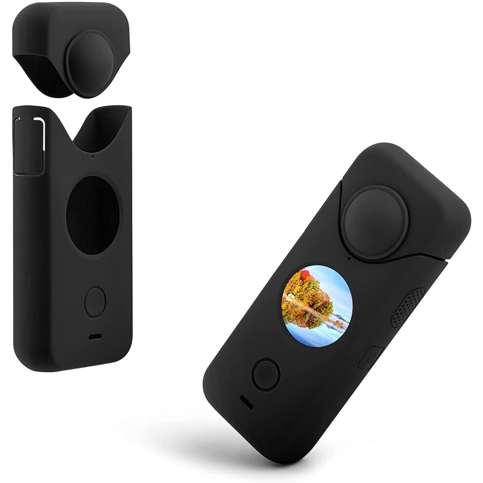 Case Compatible For Insta360 One X2 Panoramic Action Camera, Dust-And Water Proof Anti-Scratch Silicone Cover 9482828464812